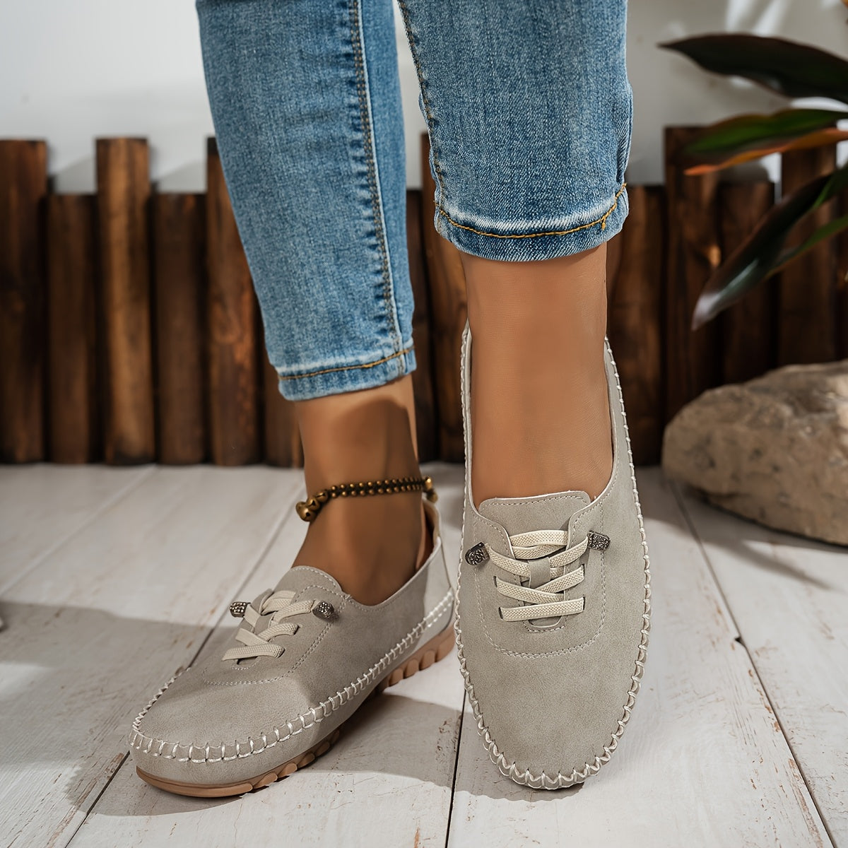 MOCASSINS MET FLEXIBELE STEUN VOOR VROUWEN