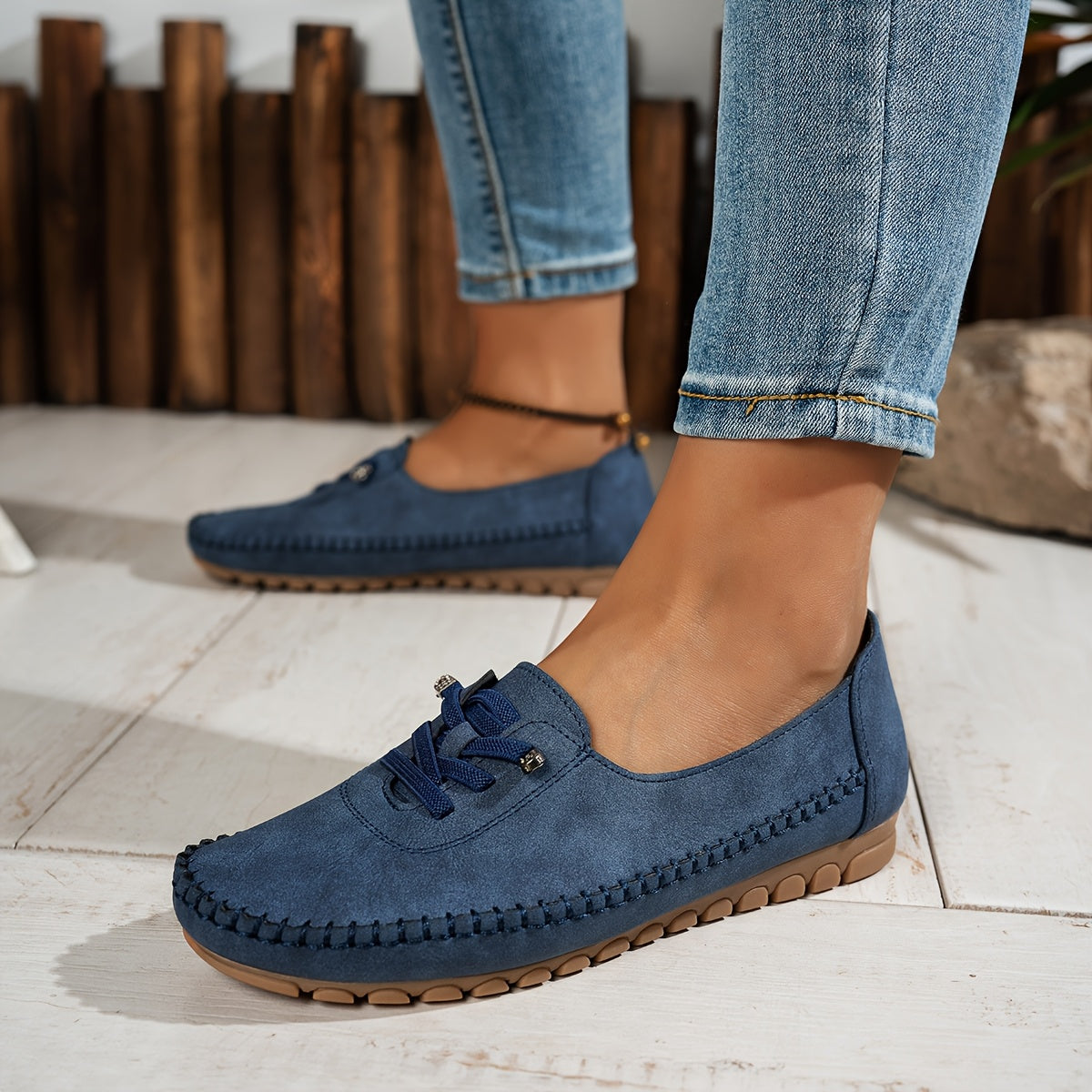 MOCASSINS MET FLEXIBELE STEUN VOOR VROUWEN