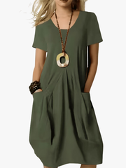 CHIQUE ELEGANT MIDI JURK VOOR VROUWEN