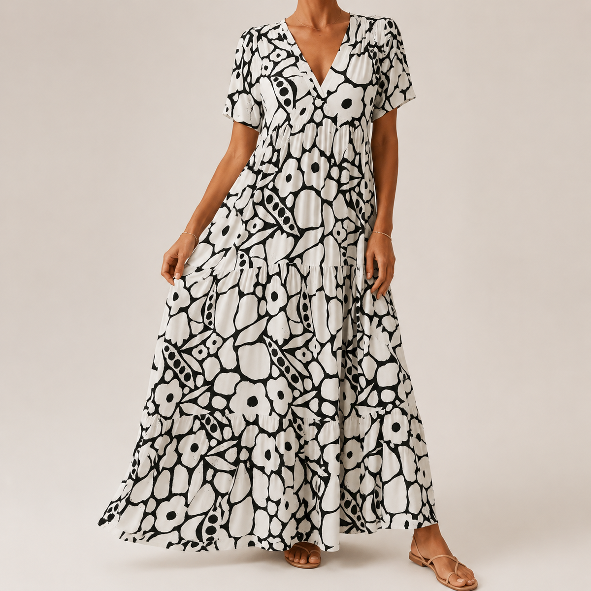 MAXI BLOEMENJURK VOOR VROUWEN