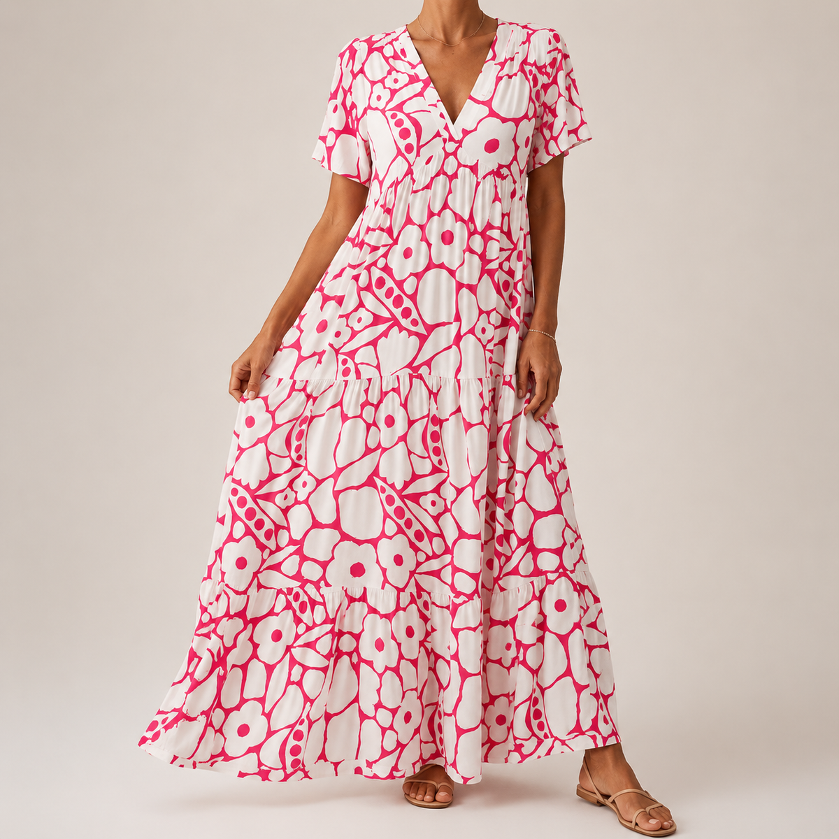 MAXI BLOEMENJURK VOOR VROUWEN