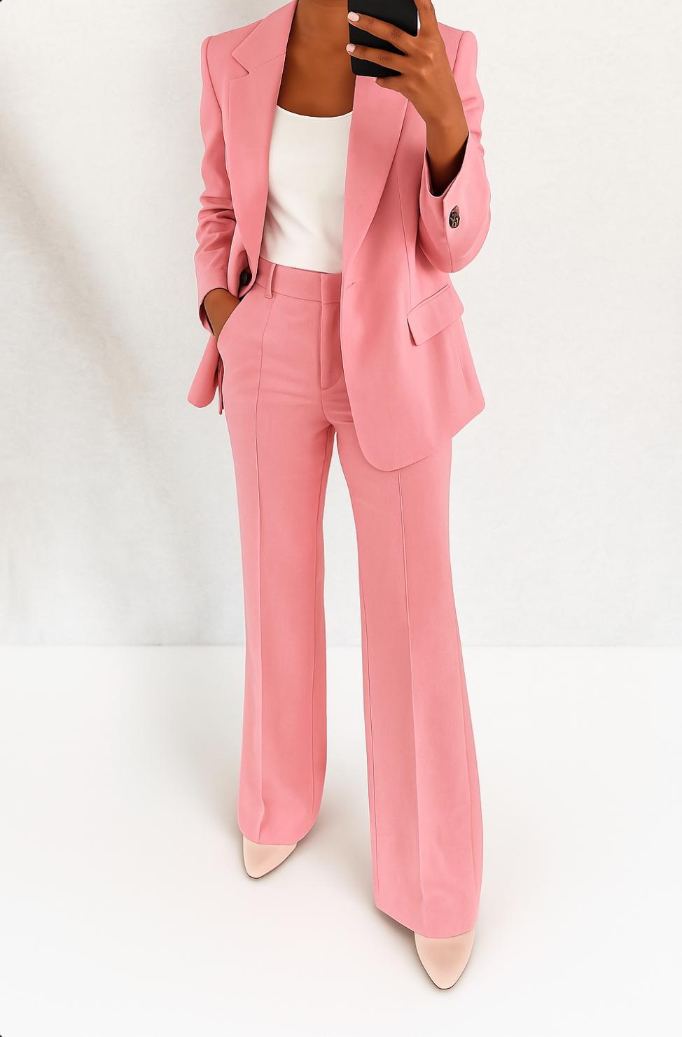 KLASSIEKE ELEGANTE TWEEDELIGE SET VOOR VROUWEN