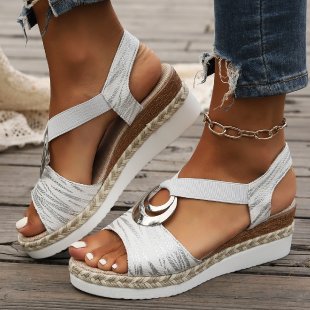 KLASSIEKE WEDGE SANDALEN VOOR VROUWEN
