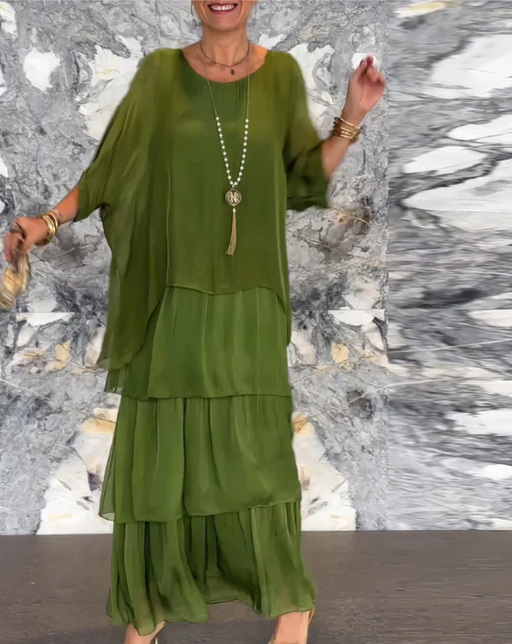 CHIC FORMEEL MAXI-JURK VOOR VROUWEN
