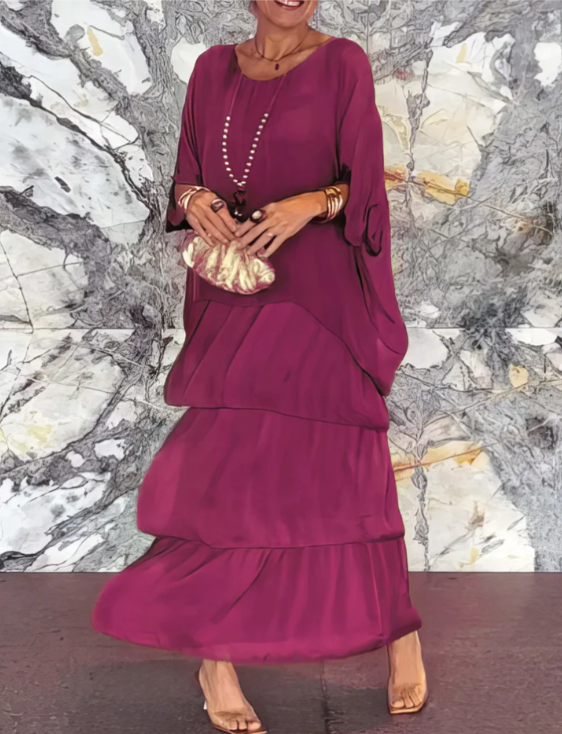CHIC FORMEEL MAXI-JURK VOOR VROUWEN