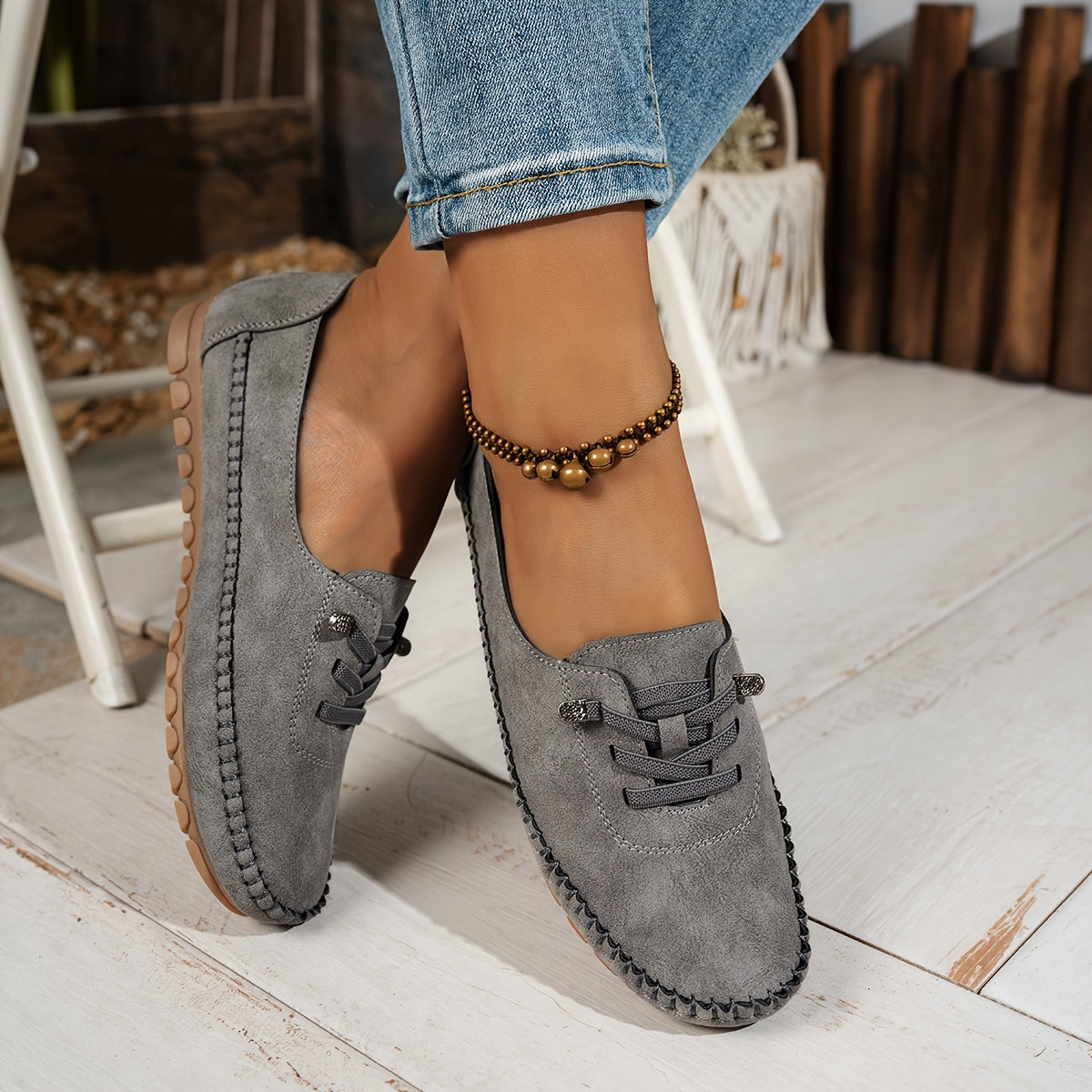 MOCASSINS MET FLEXIBELE STEUN VOOR VROUWEN