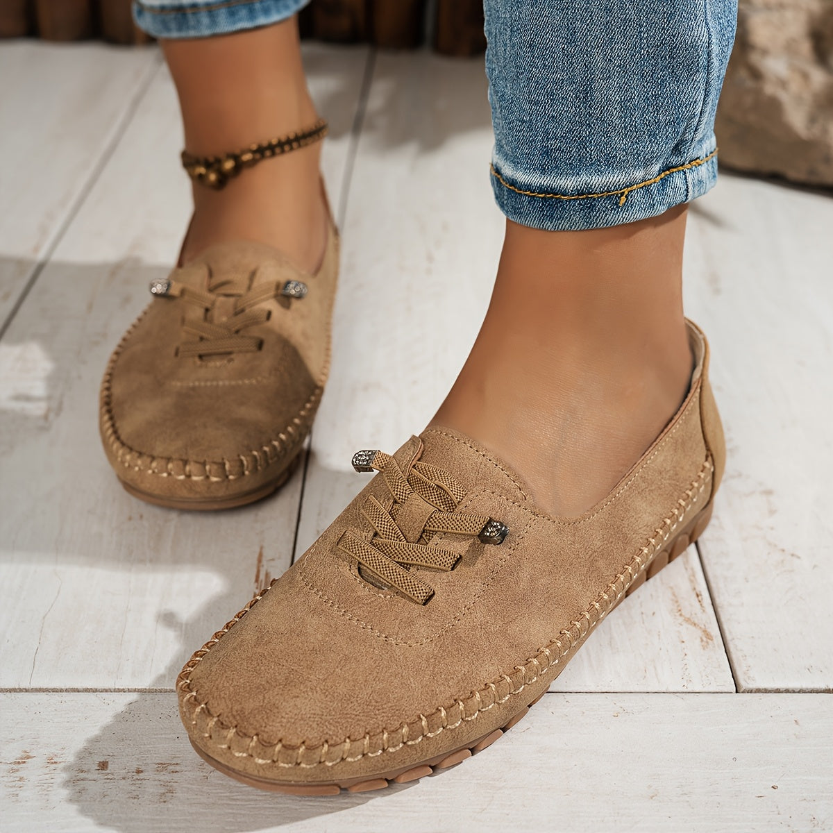 MOCASSINS MET FLEXIBELE STEUN VOOR VROUWEN