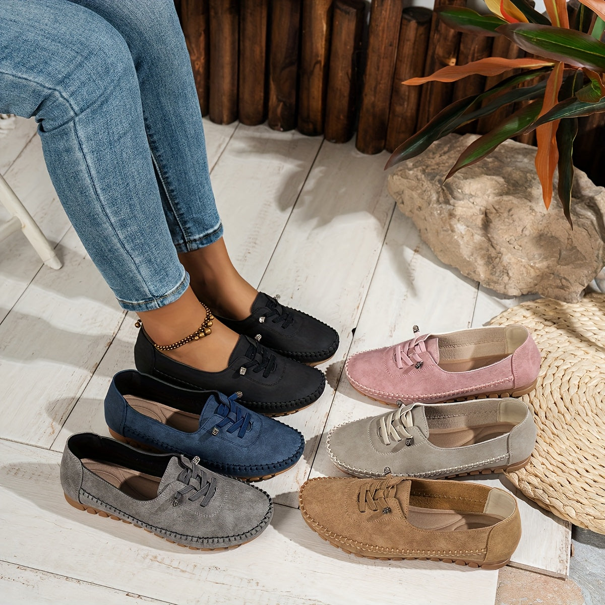MOCASSINS MET FLEXIBELE STEUN VOOR VROUWEN