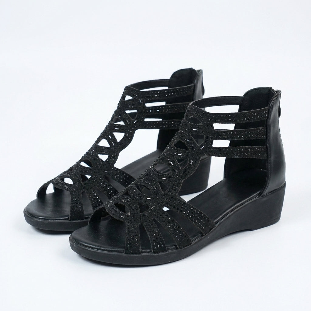 CHIQUE WIG SANDALEN VOOR VROUWEN