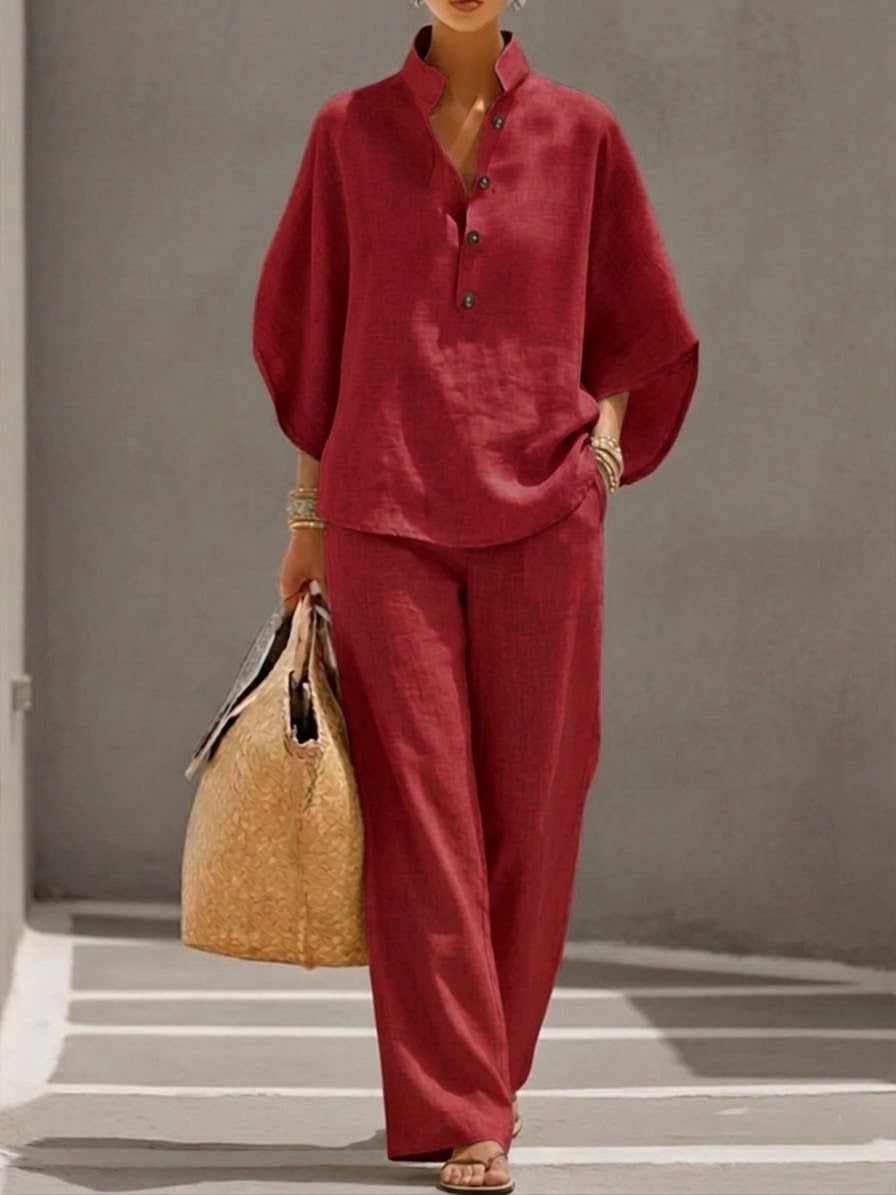 LINEN SET VOOR VROUWEN